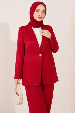 Alternatieve weergave van Two-Piece Set Burgundy