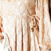 Jacquard Pile Detail Dress Beige - Image 4