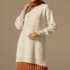 Textured Soft Knit Tunic Stone - Imagen 2