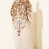 Textured Knit Long Cardigan Latte – Bild 3
