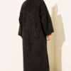 Textured Pocket Long Knit Cardigan Anthracite – Bild 3
