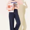 Door Print Basic Tunic Powder Pink - Image 2