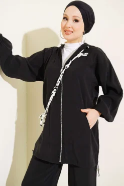 Alternative view of Two-Piece Set Black