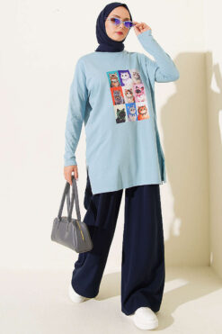 Alternative view of Tunic Indigo