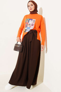 Alternative view of Tunic Orange