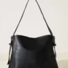 Belt Buckle Handle Bag Black - Image 2
