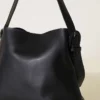 Belt Buckle Handle Bag Black - Image 3