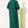 Cherry Embossed Long Knit Cardigan Emerald - immagine 3