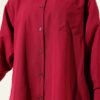 Classic Collar Pocket Shirt Burgundy - Imagen 4