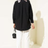 Classic Collar Pocket Shirt Black – Bild 3