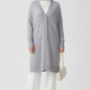 Button Detail Knit Cardigan Grey – Image 2