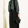 Ankle-Gathered Embroidered Dress Mint - Image 3