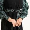 Ankle-Gathered Embroidered Dress Mint - Image 4