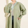 Buttoned Cuff Shawl Collar Knit Cardigan Hazel – Bild 2