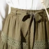 Belted Lace Skirt Khaki - Imagen 4