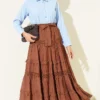 Belted Lace Skirt Brown – Bild 2
