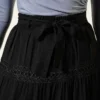 Belted Lace Skirt Black – Bild 4