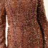 Belted Sequin Evening Dress Copper - Imagen 4