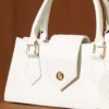 Magnetic Closure Handled Bag White - Image 3