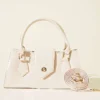 ⁦Magnetic Closure Handled Bag Cream⁩ - الصورة ⁦2⁩