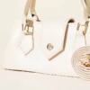 ⁦Magnetic Closure Handled Bag Cream⁩ - الصورة ⁦3⁩