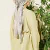 Belted Chiffon Batwing Sleeve Tunic Hazel - Image 3