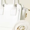 Box-Style Handbag White - Image 3