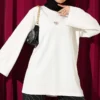 Lilyum Printed Basic Tunic Ecru