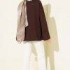 Low Shoulder Basic Tunic Brown – Image 3