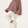 Low Shoulder Basic Tunic Mink – Image 2