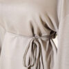 Side-Slit Belted Tunic Grey – Bild 4