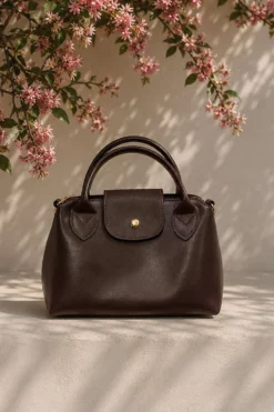Alternative view of Magnetic Mini Women's Handbag with Decorative Accents Brown