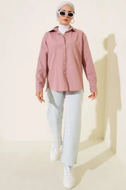 Alternatieve weergave van Cuffed Button Basic Shirt