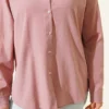Cuffed Button Basic Shirt – Image 4