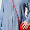 Cuffed Button Basic Two-Piece Set Blue – Image 4