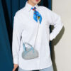 Cuff Button Plain Shirt White