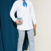 Cuff Button Plain Shirt White – Bild 2