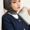 Mini Floral Detailed Scarf Grey - Afbeelding 2