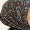 Mini Floral Detailed Scarf Grey - Afbeelding 4