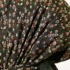 Mini Floral Detailed Scarf Khaki - Afbeelding 4