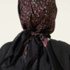 Mini Floral Detailed Scarf Black - Afbeelding 3