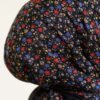 ⁦Mini Floral Detailed Scarf Black⁩ - الصورة ⁦4⁩