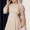 Mini Polka Dot Patterned Dress Powder Pink - Afbeelding 2