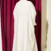 Mini Stone Embellished Abaya Set Ecru – Image 3