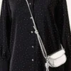 Mini Stone Button Shirt Black - Afbeelding 4