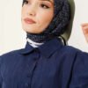 Soft Scarf Navy Blue
