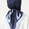 Soft Scarf Navy Blue – Image 3