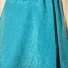 Monogram Patterned Crinkle Scarf Turquoise - Imagen 4