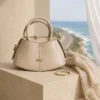 Stitched Front Women's Handbag Black - immagine 3