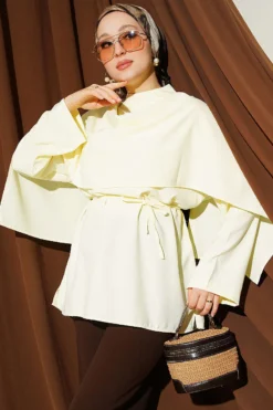 Front Panel Detail Tunic Yellow